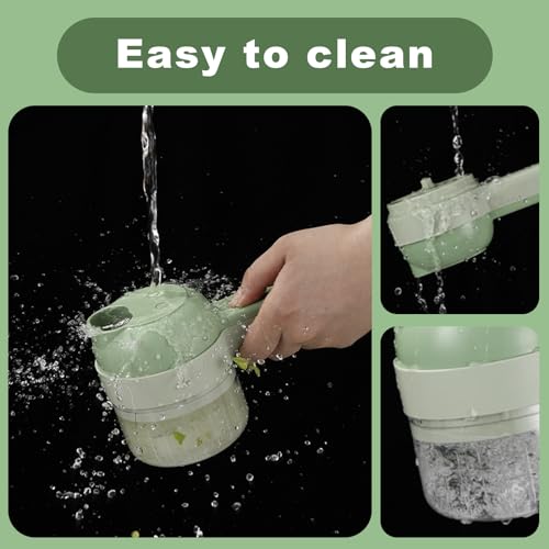 Rechargable Handheld Vegetable Cutter Set – Chop, Slice & Peel in Seconds