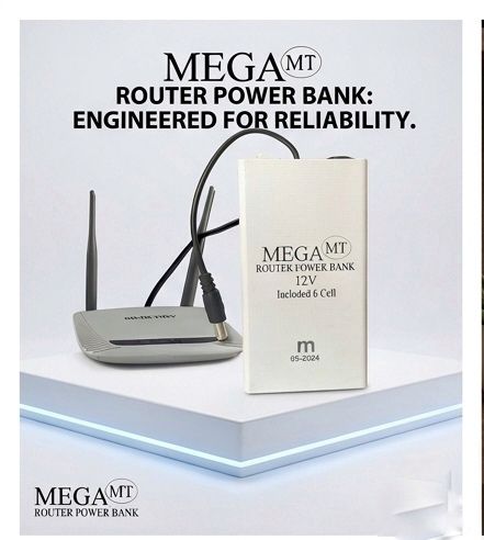 20000mAh WiFi Router UPS – Portable Mini Power Backup for Router & Modem | Uninterrupted Internet During Load Shedding